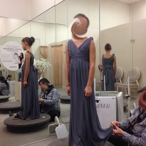 David's Bride junior bride maid dress